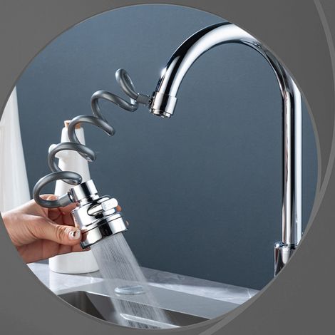Aérateur de robinet extensible avec 3 modes de pulvérisation (1/5)