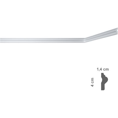 CORNICE DECORATIVA PER SOFFITTO mod. I709 - mm 14 x  40- 125 pezzi  - BOVELACCI