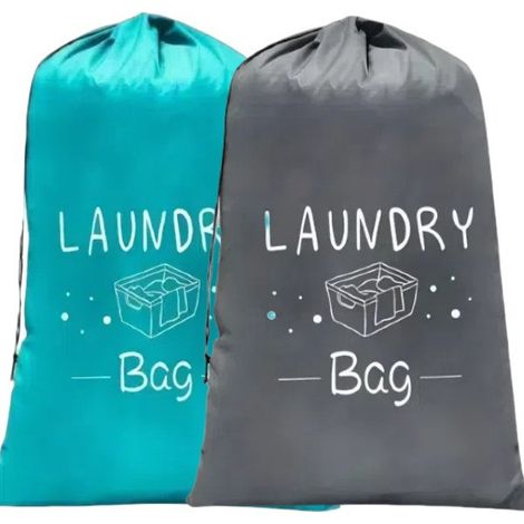 2 Sacs Linge Voyage Extra-Larges Cordon (1/4)