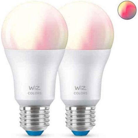 WiZ Lampadina Smart E27 60W Equivalente Dimmerabile Bianca e Colorata Wi-Fi (1/5)