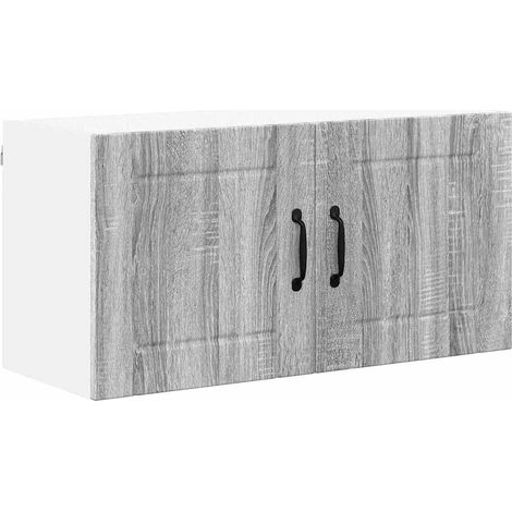 Meubles de Rangement,Armoire de cuisine avec étagère Gris Sonoma 80 x 31 x 40 cm CFW732719 (1/5)