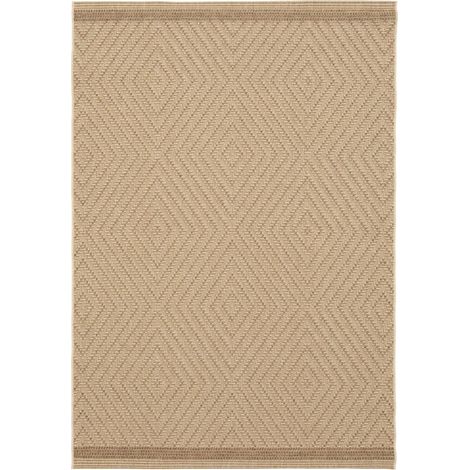 Indoor/outdoor rug jute effect natural          170x120x0.2 cm - Douglas (1/5)