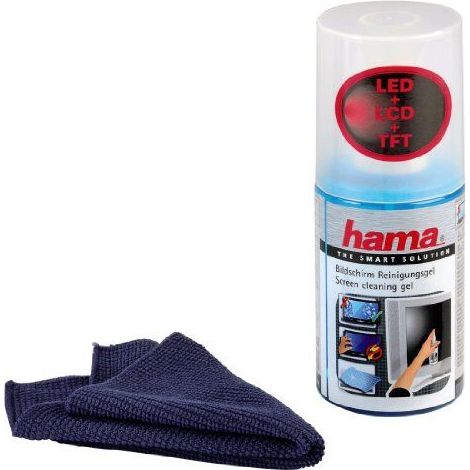 hama Bildschirm-Reinigungsgel, 200 ml, inklusive Tuch (78302)