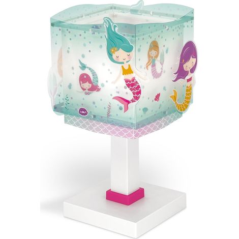 Lampe de chevet ou de table enfant Mermaids Sirènes, 63441N, G4 - LED 4 W - Ampoule incluse (1/5)