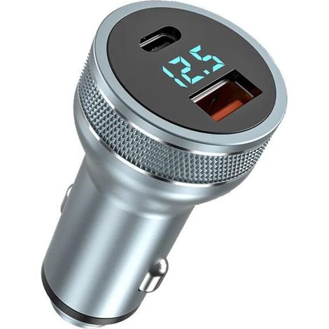 Chargeur rapide PD Type-C + USB QC3.0 pour voiture, bateau, camping-car et caravane. - AquaForge (1/5)