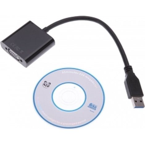 Cable conversor usb 3.0 a VGA video tarjeta grafica 1080p monitor (1/5)