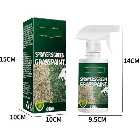 Spray d'entretien de pelouse et de gazon vert pour la maison et le jardin (60 ml) - Phytonutriments (1/5)