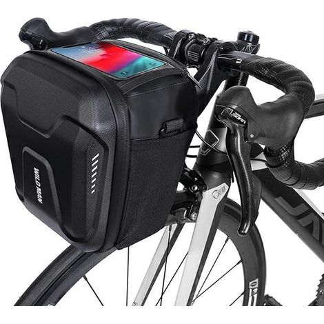 Wildman GS9 3L Lenkertasche mit Fahrradhalterung, Schwarz (1/5)
