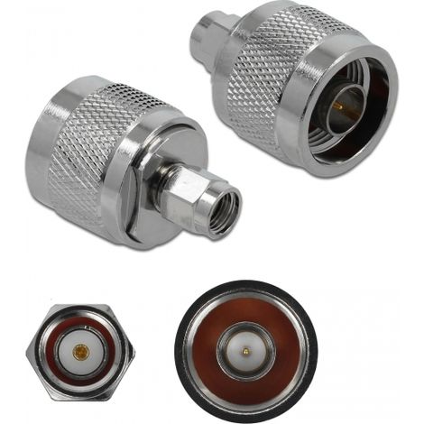 Delock Adaptador N macho a RP-SMA macho 10 GHz