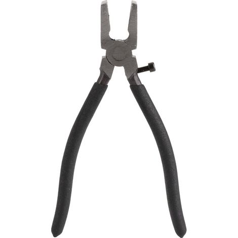 ZVD Alicates para romper vidrio con tornillos, diseño ergonómico ajustable, herramientas de corte de boquilla plana (1/4)