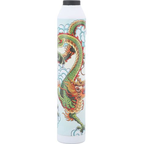 Cendrier portable anti-fumée, porte-cigarette pour l'extérieur, l'intérieur, le bureau, la voiture, cadeau pour homme ou père, motif dragon (1/5)