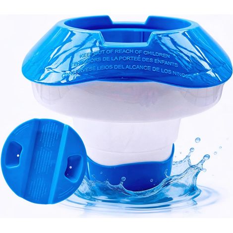 Diffuseur flottant de chlore pour piscine et spa - 8 pouces - Velunor (1/5)