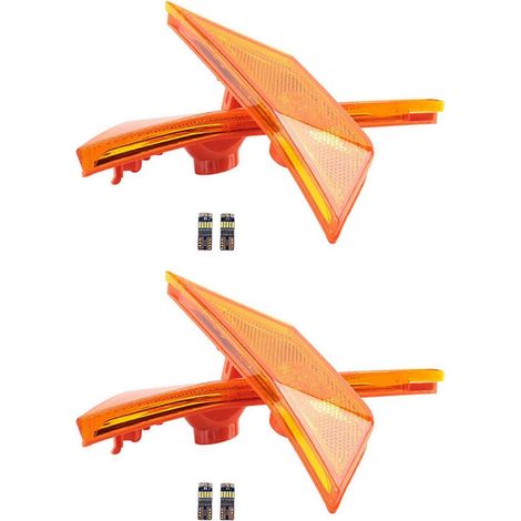 2 feux de position latéraux clignotants avec ampoule LED pour Honda Civic 2016-2020 34350TETH01 34300TETH01 (1/5)