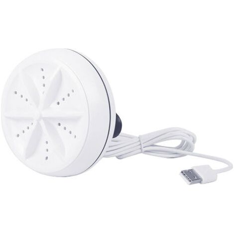 Mini Laveuse à Ultrasons Turbo Laveuse et Lave-Vaisselle Laveuse Baignoire à Ultrasons Portable pour la Lessive Personnelle et Laver Les Légumes Vaisselle Sale (1/4)