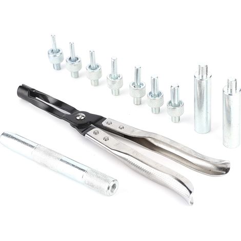 Kit de 11 pinces pour joints de queue de soupape, poignée longue, outils pour garage automobile (1/5)