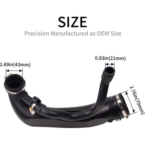 1440.Q6 is suitable for Peugeot 3008, Citroën C4L turbocharged intake manifold 9811909980 (1/4)