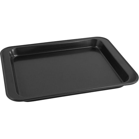 Plaque à Pâtisserie, Plaque Four Antiadhésive 24 × 18 × 2 cm Noir (1/5)