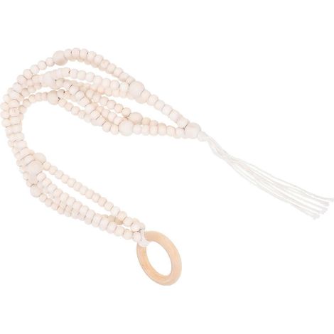 Suspension pour plante en macramé style nordique, décoration d'intérieur artisanale, 63 x 5 cm, 1 pièce (1/5)