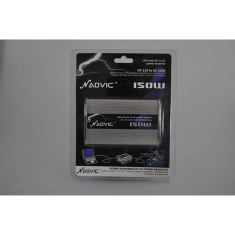 Adaptador corriente 12V-220V 150W para coche (1/2)