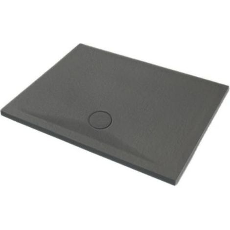 Piatto doccia 80x100 h.4 in ceramica nero Pietraceramica di (1/3)
