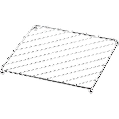 Dessous de plat en acier inoxydable résistant à la chaleur, carré,protecteur de table en métal anti-brûlure, robuste et isolé, idéal pour la cuisine (1/5)