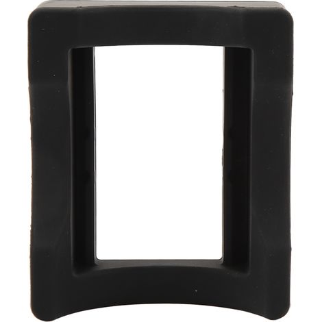 Support de tasse en silicone antidérapant avec fente intégrée pour bouteille - Décoration artisanale noire (1/5)
