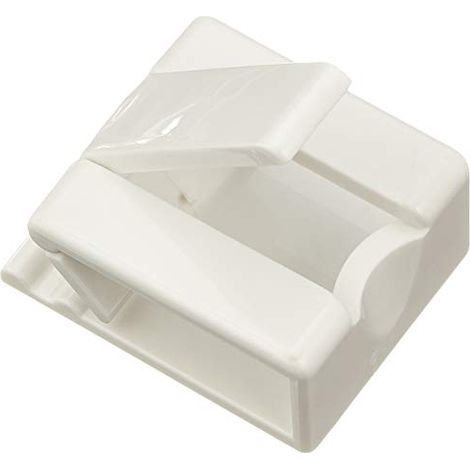 Kleine Wolke X Clip per Tende 2 Pezzi in Bianco, 15 x 10 x 10 cm (1/4)