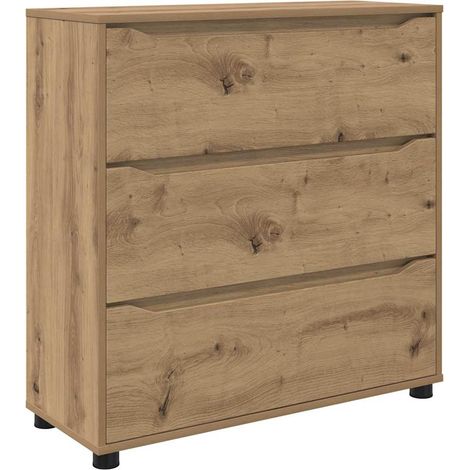 Aufbewahrungsschrank Artisan-Eiche 80 x 31 x 81 cm vidaXL