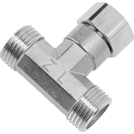 Adaptateur de Joint de Tuyau, Raccord de Tuyau sans Fuite G1/2 en Acier Inoxydable 304 5 Kg de Pression pour Gaz (Filetage Femelle Moyen) (1/5)