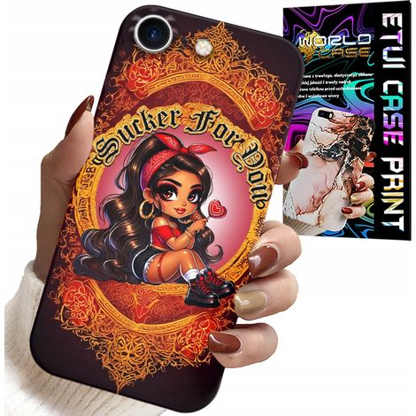 Funda para iPhone 7 / 8 / SE2 - Funda de muñeca de moda con ventosa + cristal (1/5)