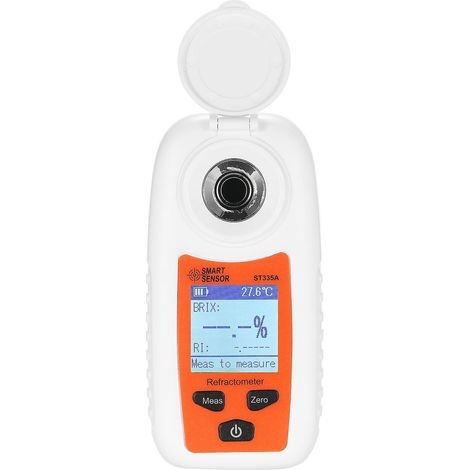 SMART SENSOR ST335A LCD-Digitalrefraktometer Tragbares Handrefraktometer für Honig ATC Zuckerprozent (1/5)