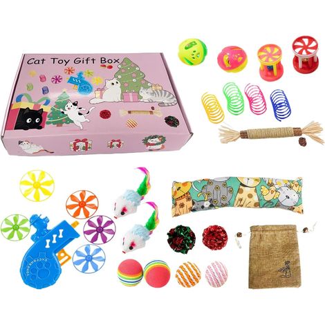 Jeu de jouets interactifs pour chat - Pour soulager l'ennui (1/5)
