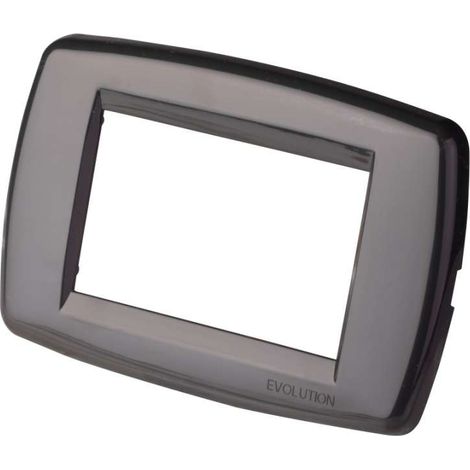Placca 3 moduli Evolution Classic Line - Antracite