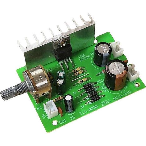 Verstärkerplatine TDA2030 Mono-Audio-Leistungsverstärkerplatine Modul DC/AC 12V 20W