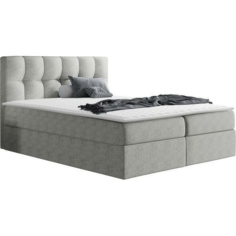 Cama continental Aedes, Muna 08, Doble, Continental, 140x200, Tapiz, Somieres, 146x208x103cm (1/5)