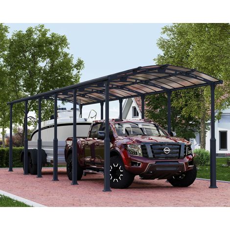Palram - Canopia | Rv Cochera Alpine 1290X359X307 cm Cochera Alta De Aluminio Gris (1/5)