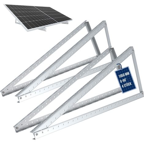 NuaSol Halterung für Solarpanel Aufständerung bis 105 cm Flachdach PV Solarmodul (1/5)
