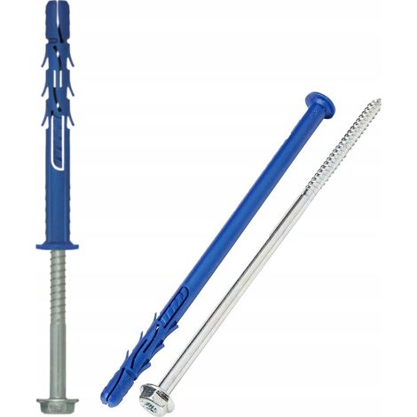 Bouchon de cadre en polyamide FF1 10x240 mm avec collerette, vis électro-galvanisée (1/5)
