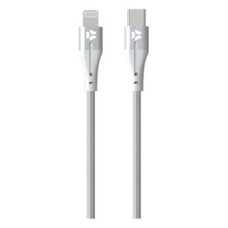 Cable Lightning a USB-C 20W 2 metros Plata SGS