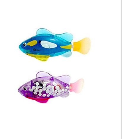 Jouet de poisson robot de natation interactif pour chat et chien avec lumière LED, jouet électrique magique activé dans l'eau Jouet de natation interactif pour chat d'intérieur - Meilleur jouet pour c (1/3)