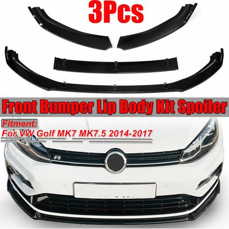 3 stücke Auto Frontlippe Kinn Stoßstange Spoiler Splitter Körper Abnehmbare Kit Für VW Golf MK7 MK7.5 2014 2015 2016 2017 (3 Farben)