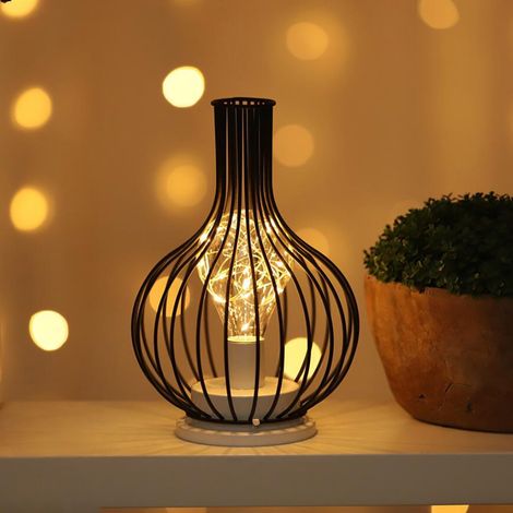 Veilleuse En Fer - Veilleuse Led À Pile Pour Chambre Et Bureau - Décoration De Noël Grinch - 1 Pièce (1/4)