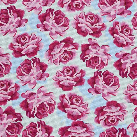 Tela decorativa Oxford para exteriores - Motivo de rosas en acuarela 2 I DX419 (1/5)
