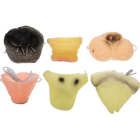 Lot de 6 masques de nez amusants pour enfants