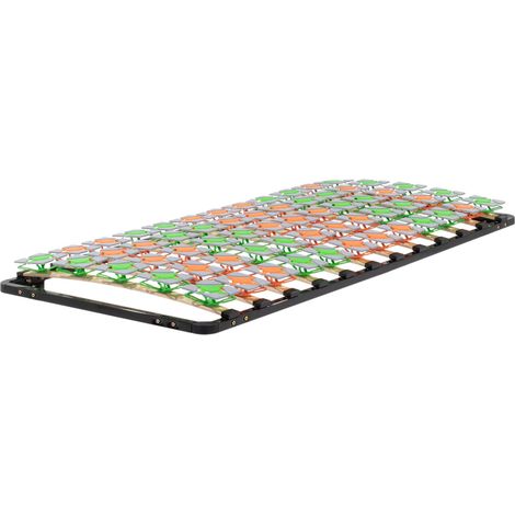 KEPT Sommier à lattes ergonomique avec plots de soutien 90x200 cm sans pieds (1/5)