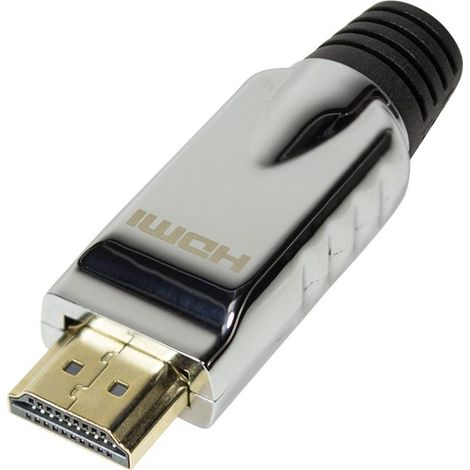 HDMI-Stecker vergoldet HDMI-Stecker gerade Metallgehäuse