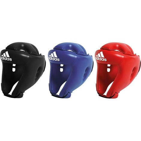 adidas Casco Boxe Bambini Rookie Children Head Guard, Rosso, XS, adibh01 (1/5)