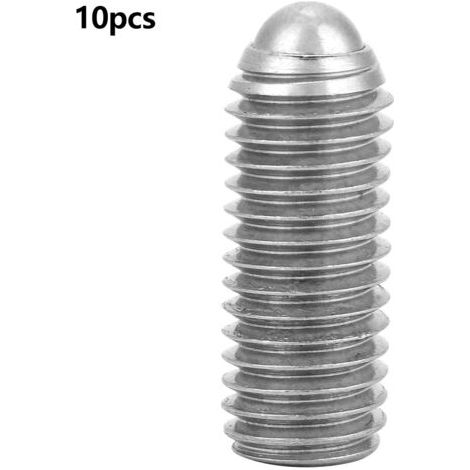 10 vis à ressort à bille à six pans creux en acier inoxydable M12 (M1235)