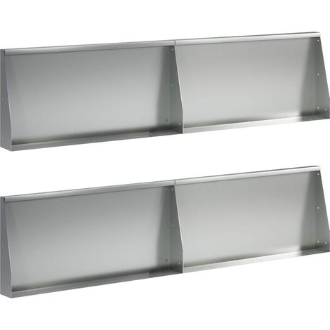 vidaXL Muro de Contención 4 uds. 80 x 12 x 40 cm Acero Galvanizado (1/5)