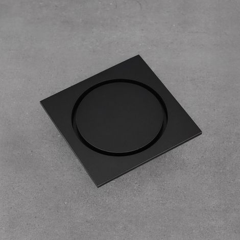 Griglia di scarico 100x100 mm nera WELLS